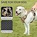 HEELE Hundegeschirr Mittelgroße Hunde mit Griff Reflektierend Hundegeschirr Gepolstert Brustgeschirr No Pull Geschirr Hund Verstellbares, Braun, M