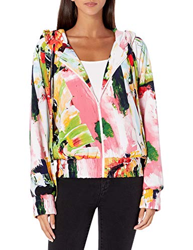 Norma Kamali womens Insulated Jacket, Watermelon Splash, 36 US