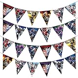 Officially Licensed Transformers Birthday Banner Pennants 2 Pack - Transformers Party Supplies