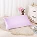 Alaska Bear® 100% Pure Silk Pillowcase for Hair & Facial Beauty Queen Standard Size, Lavender Pillow Shams Cover with Hidden Zipper - BETTER than SATIN, COTTON or POLYESTER Pillow cases - NO 'odor' or dyes problem (1, Lavender)