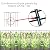 ShopLaLa Garden Fence Animal Barrier 10 Panels, Total 12in(L) x 24in(H) Wire Fence Border Panel Privacy Fence Rustproof Metal for Yard Landscape Decor, No Dig Portable Edging Outdoor Fence for Dog Pet