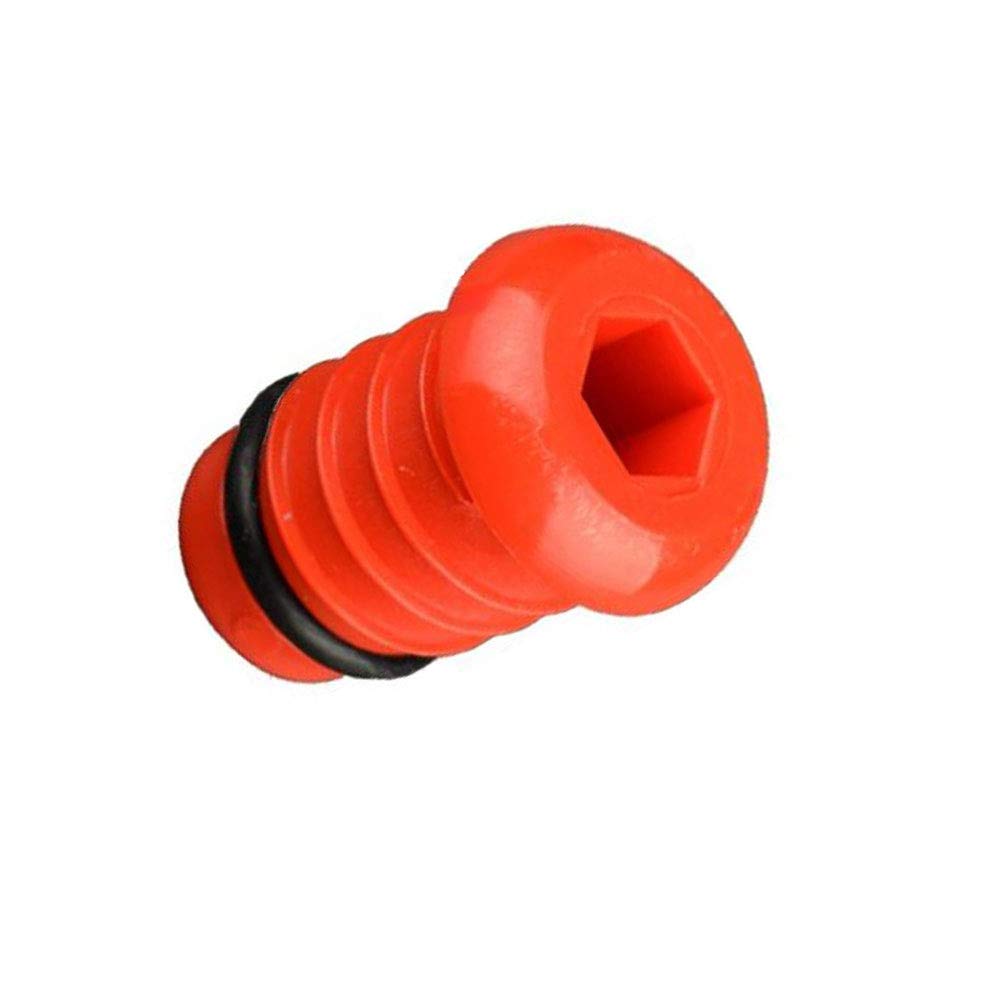 PEX korek odpowiedni do rury PEX 16 mm czerwony (5 sztuk)