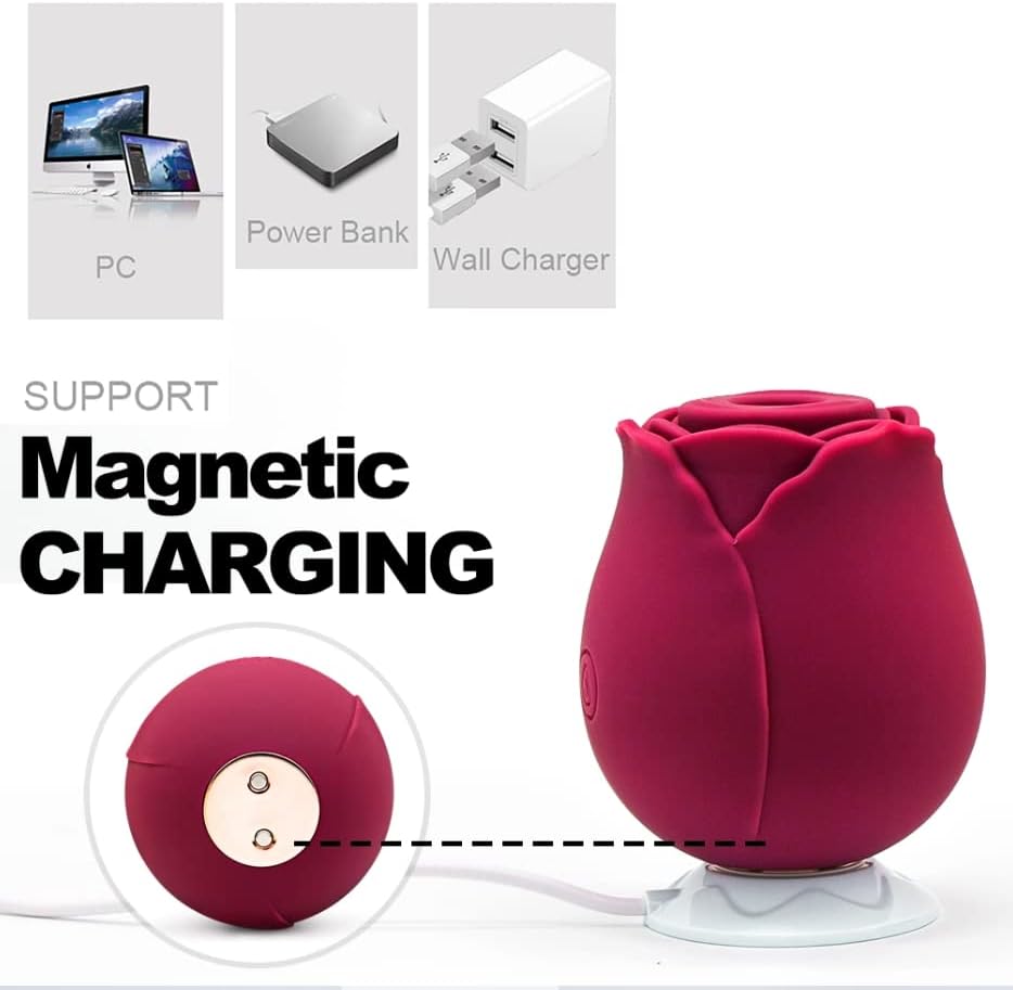 Miniatura 3 de Mini Flower - Estimulador de punto G con carga USB para mujer