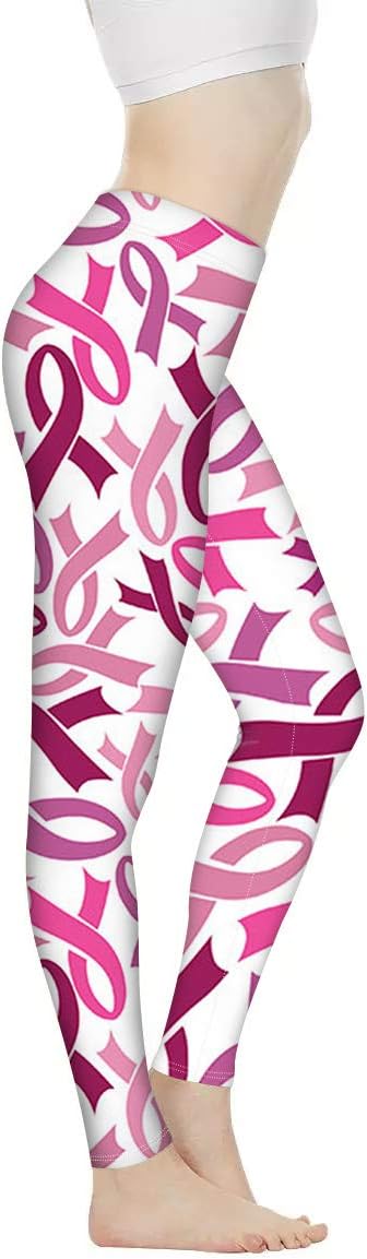 FKELYI Stretch Leggings Women Yoga Legging Slim High Waist Work Out Yoga Pants with Large Size