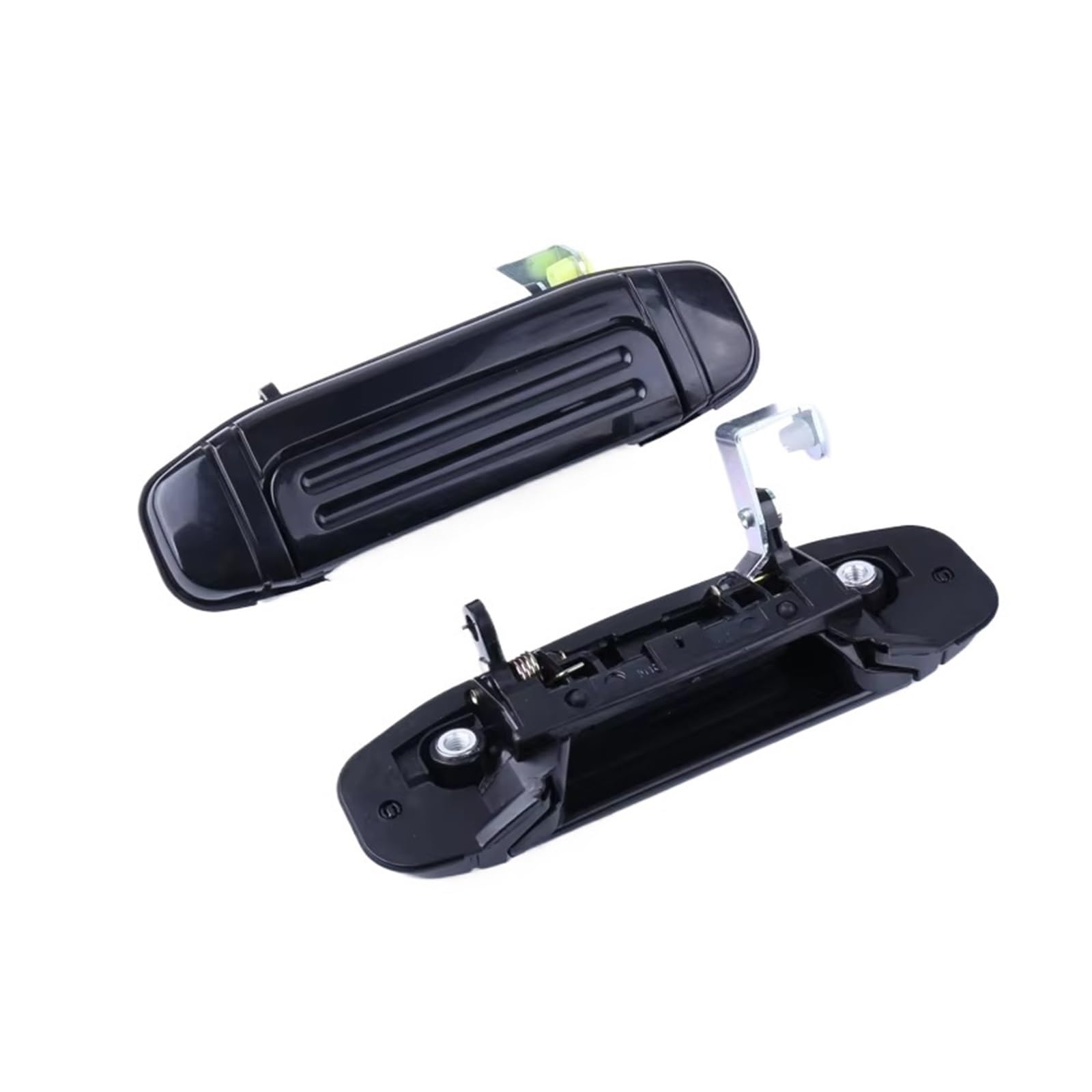 ZhanNuoBHd for Montero for Pajero 1998 1999 2000 Rear LH RH Smooth Black Plastic Exterior Door Handle Vehicle Exterior Outer Door Handle(Left and Right)