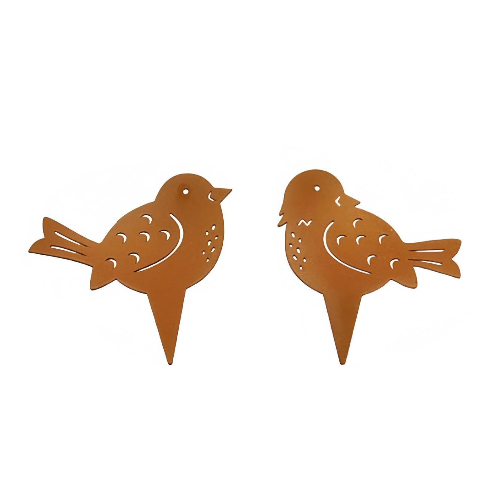 Piceioep Garden Decoration for Outside Metal Rusted Animal Decorative Garden Stake for Spring Decoration Yard Art Welcome Outdoor Rust-Resistant Outdoor Decor for Patio