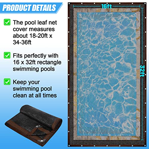 Biggun BIGGUN-POOL-LEAF-COVER Pool Leaf Net Cover- Thicken Rectangle Leaf Netting thumb #3