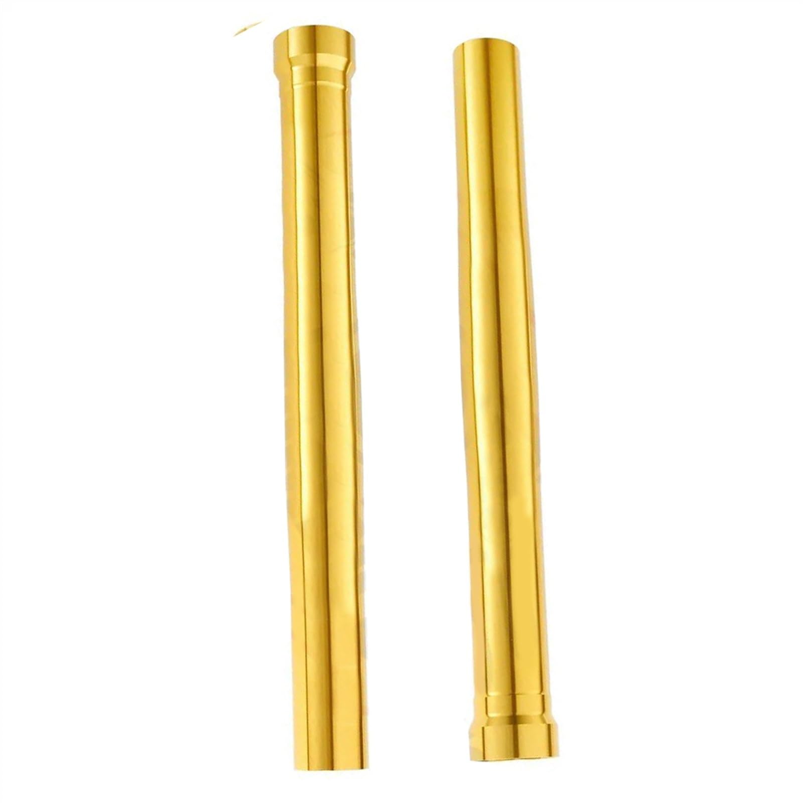 Woodey Gold Front Fork Outer Tubes Pipes Pair For Yamaha Yzf R1 Yzfr1 2009-2014 2010 2011 2012 2013 510Mm 14B-23106-00-00 Black Shock Bars