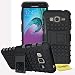 Produktbild FoneExpert® Samsung Galaxy J3 (2016) Handy Tasche, Hülle Abdeckung Cover schutzhülle Tough Strong Rugged Shock Proof Heavy Duty Case für Samsung Galaxy J3 (2016) + Displayschutzfolie