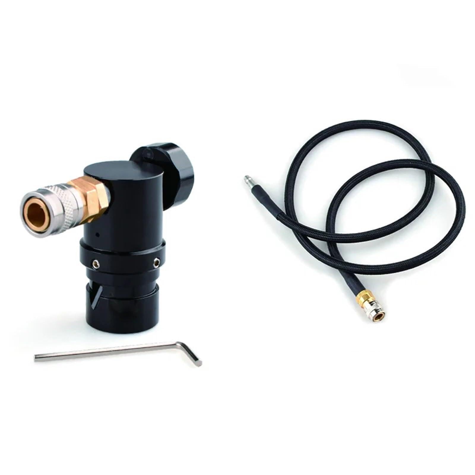 Regulador de tanque de aire G1/2-14 con manguera flexible tipo T