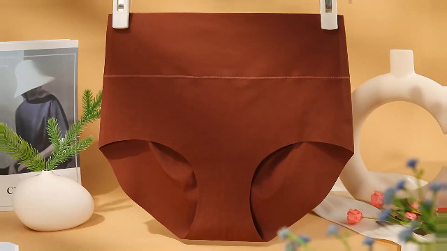 Culotte Menstruelle Femme Coton Taille Haute - Noir - Lot De 5 - Grande