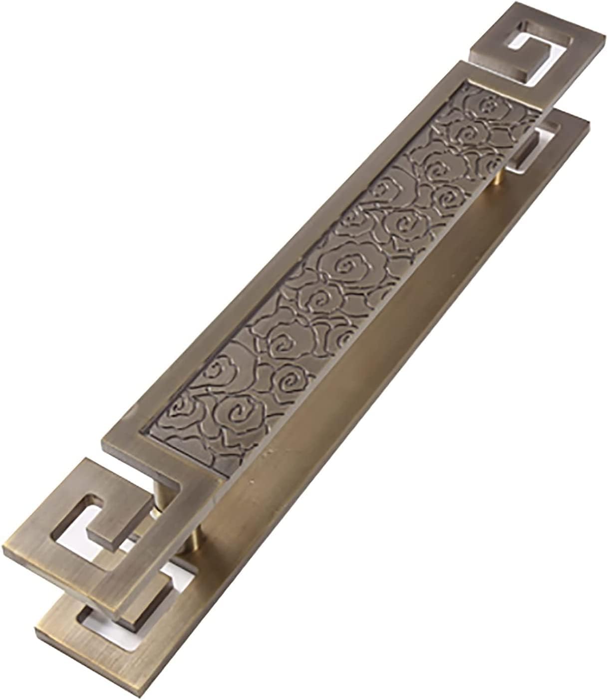Pull Push Shower Kitchen Door Pulls Rustic Style Barn Door Handles and Pulls, Heavy Duty Handrail Double-Side Gate Handles Door Handles, for Glass/Wooden Door (Color : Black, Size : 150cm/59.1in) ( Co