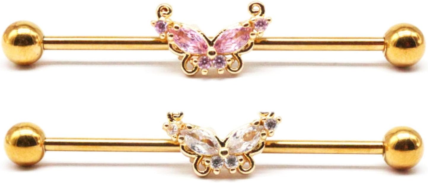 14G Stainless Steel Industrial Barbell Earrings Long Nigeria Ubuy