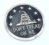 Don't t Tread on me Gadsden flag Grille badge American flag emblem for car truck grill mount metal