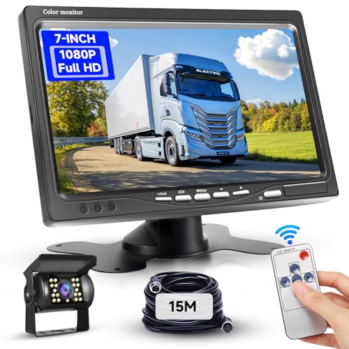 4. Facile da smontare e portare con te in qualsiasi momento: il monitor LCD da 7 pollici può essere rimosso dalla staffa, basta allentare la chiusura a scatto tra lo schermo e la staffa, può essere facilmente smontato e portato via senza preoccuparsi del furto, il lo schermo può anche essere spostato su e giù, il conducente può regolare l'angolazione in qualsiasi momento.