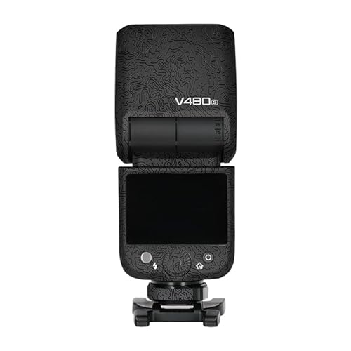 Mebont �J�����A�N�Z�T���[ �X�e�b�J�[ Godox V480 �ɓK������ی쑕���X�e�b�J�[�ŁA�ώC�����A�ϖ��Ր���������X�L���ی�t�B�����A����(��������)