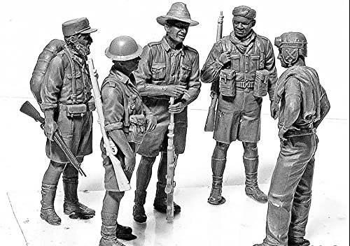Figuras Militares Allied Forces WW II 1/35 Masterbox miniatura 4