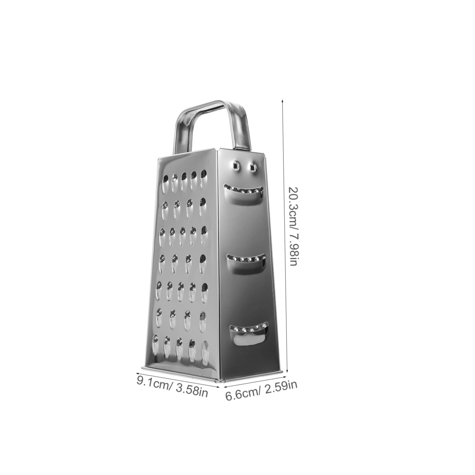 HOLIDYOYO Multi-Sided Vegetable Grater - 6-in-1 Handheld Food Shredder With Non-Slip Base | Easy To Clean Kitchen Tool - View #9