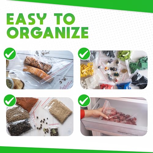 V1 TRADE Zip Beutel Set 1000 Stück 100 x 150 mm - Baggys - Robuste Druckverschlussbeutel - Wiederverschließbare Beutel zu Einer Besseren Organisation - Plastikbeutel Verschließbar