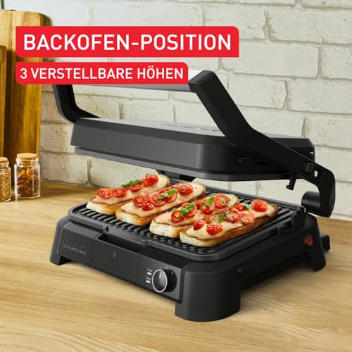 Tefal Kontaktgrill SuperGrill 3in1 – 2200 W, XL-BBQ-Funktion, 800 cm² Grillfläche, 3-fach Ofenposition, Thermostat, antihaftbeschichtet… – Ansicht 5