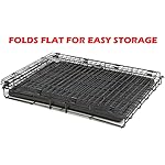 Durable Easy Portable Collapsible Metal Travel or Veterinary Collapsable Parrot Bird Carrier Beaks-Proof Easy Clean Carrier Cage with Stainless Steel Feeder Bowls Natural Wooden Perch - Image 5