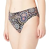 black bikini tops asda Umschlag aus dem gleichen gemusterten Stoff am Bund