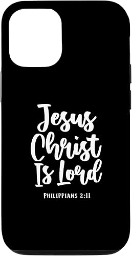 Miniatura 4 de Funda con versículo bíblico para iPhone 11 Jesús is Lord Filipenses 211