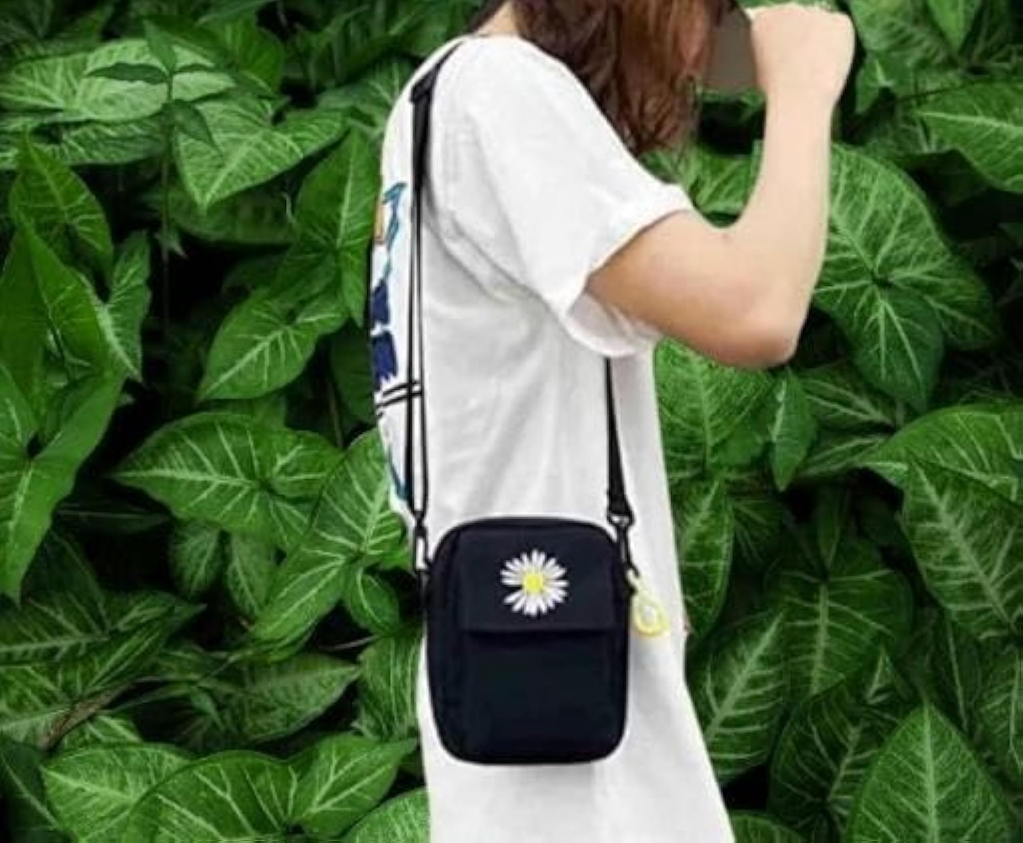 Stylish Canvas Sling Bag, Lightweight Messenger Bag for Travel