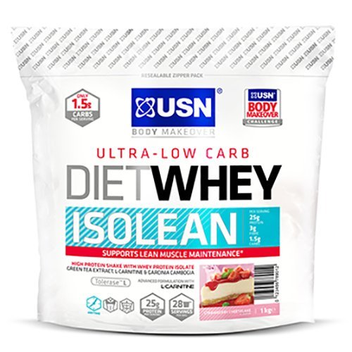 USN Diet Whey Isolean, Strawberry Shortcake - 1 kg by USN