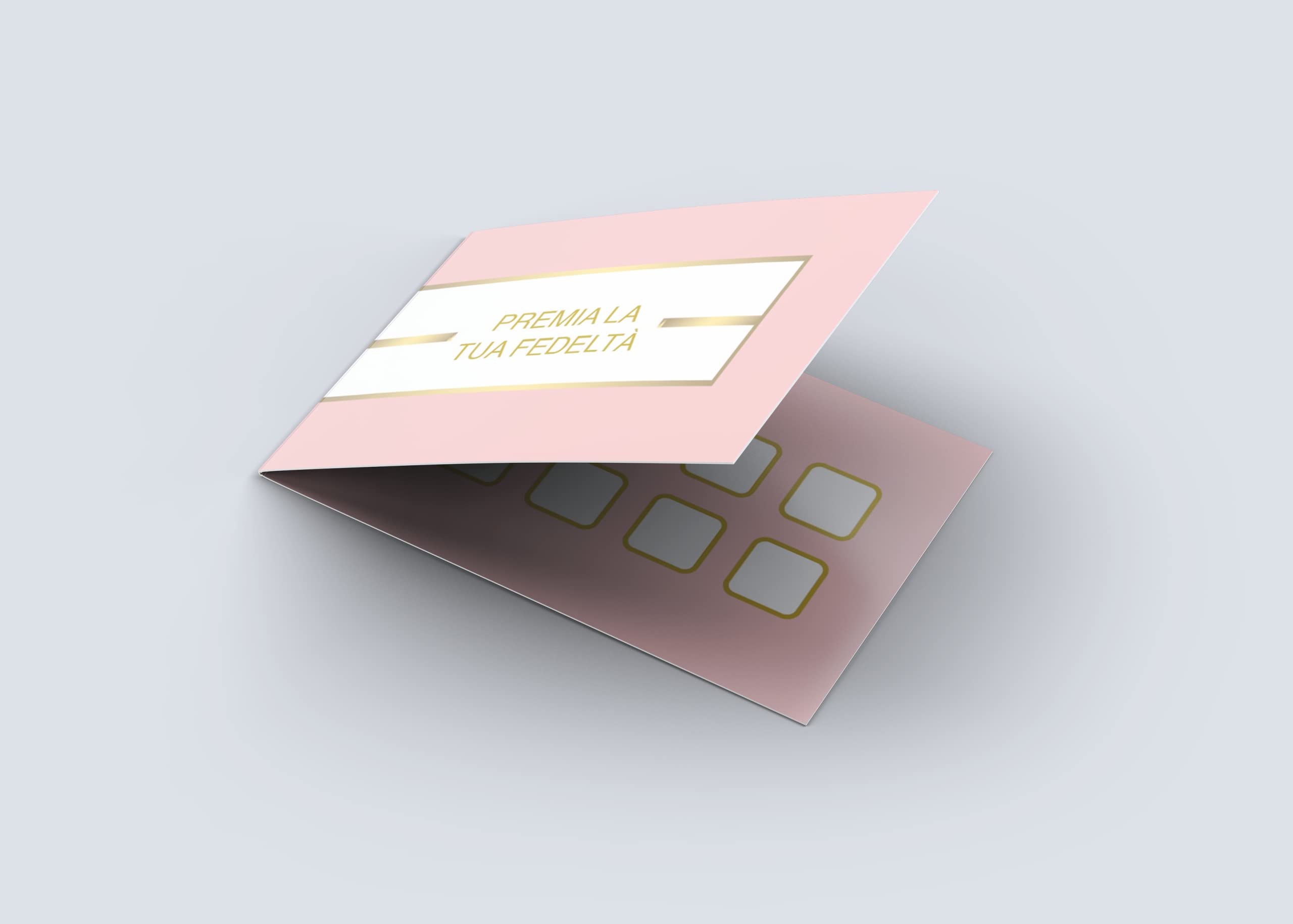 Tessere Fedeltà Pieghevoli 10 Caselle - Nero Gold - Per Estetiste, Parrucchieri, Negozi (50 Pz) - Foto 8