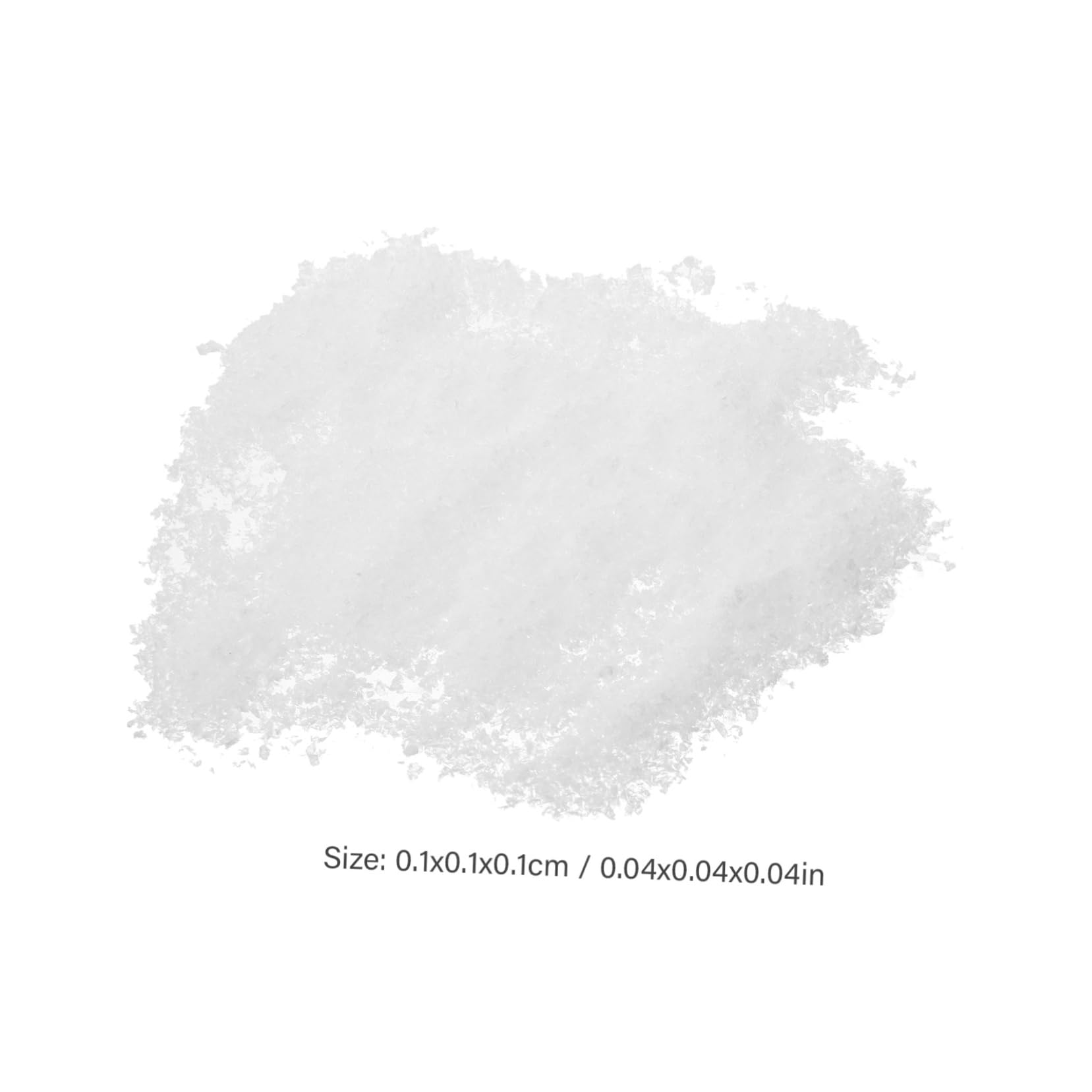 CONGARTENO 1bag Christmas Artificial Snow Powder Realistic Fake Snow for Parties Decorations Photo Props Lightweight Simulation for Weddings Holiday Celebrations