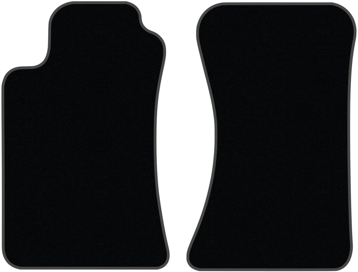 PartCatalog Front Carpet Floor Mats for Subaru Forester (1998–2008) Black