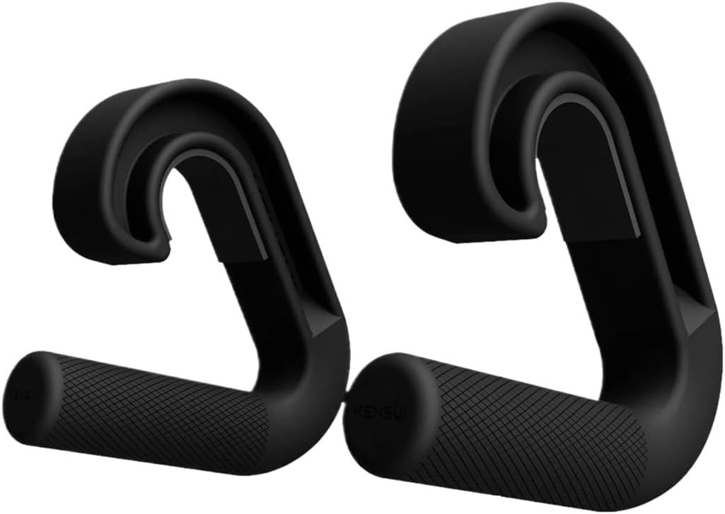 フックフィットネスハンドル 多機能エクササイズサスペンショングリップ プルダウンマシンアタッチメント 2個 滑り止め ジム筋力トレー