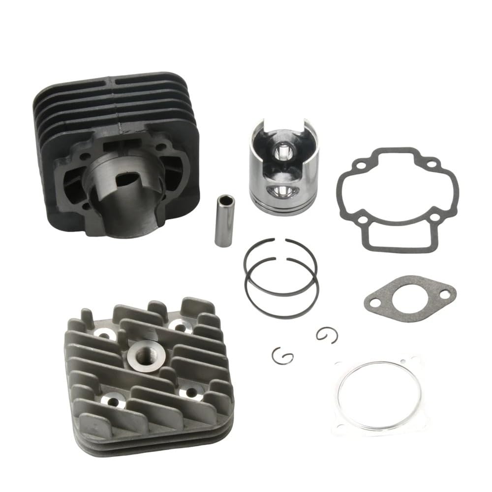 Kit cilindro da corsa e testa 47 mm 70 cc per Vespa 50 S | Per motore scooter Lx Lxv Primavera College Sprint 50cc AC 2 tempi