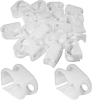 Uenhoy 20-Pack Adjustable Plastic Tubing Clamps for 1/4"-1/2" Hoses - Precise Flow Control Pinch Valves for Labs, Brewing & Aquariums