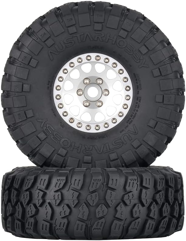 4pce 1/10 Climbing car RC car 1.9 inch Bead Lock Wheel wear-Resistant Rubber tire Universal cr tire for TRAXXAS TRX4 SCX10 EX86100 EX86190 AXIA RGT