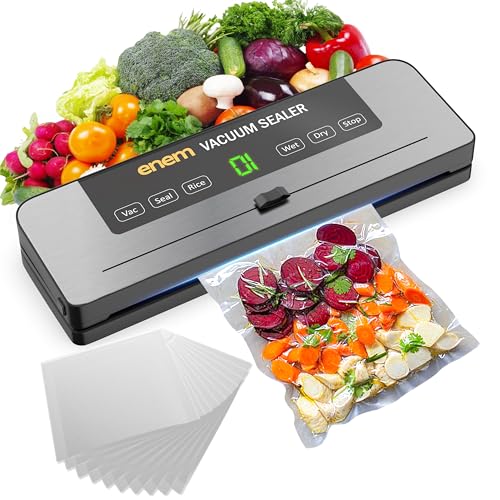 ENEM Vacuum Sealer Machine for Packing with Cutter, Sealing Machi...