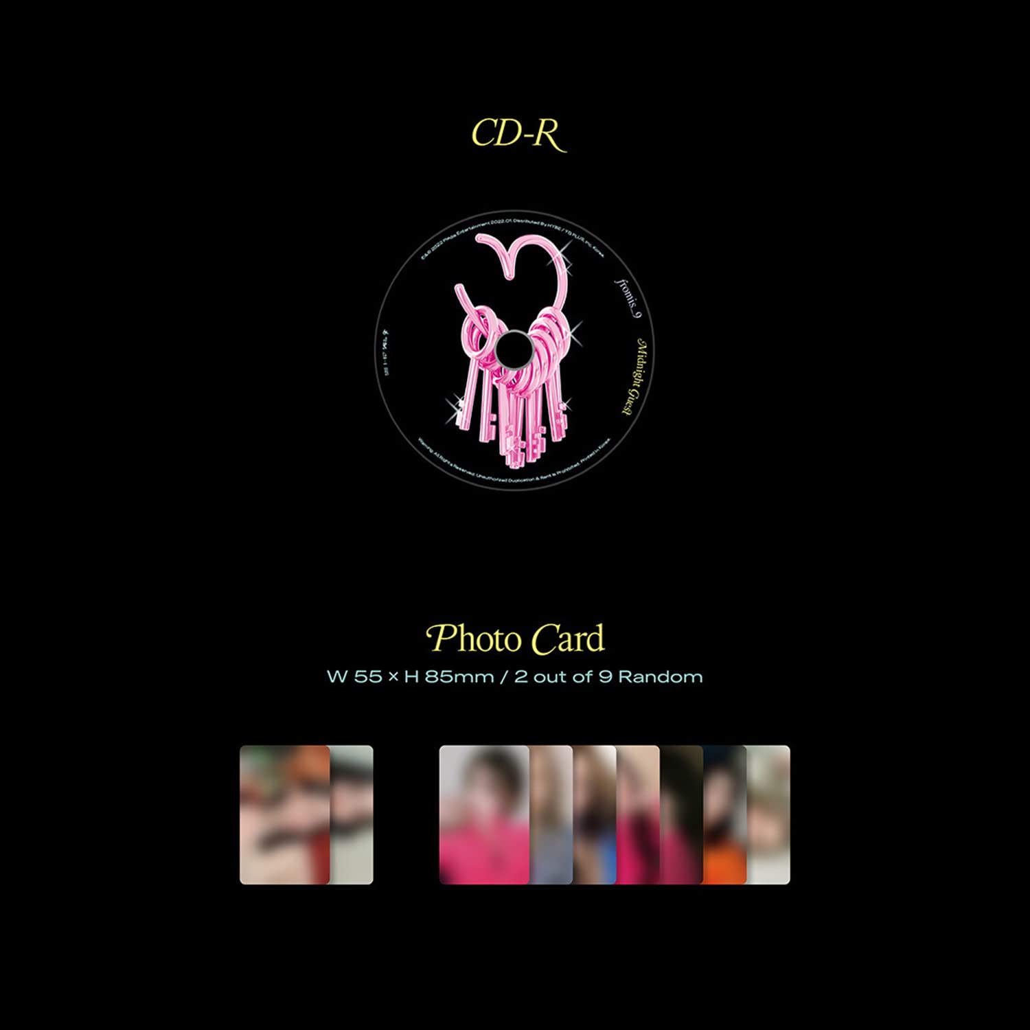 Amazon.com: fromis_9-4th Mini Album [Midnight Guest] (JEWEL