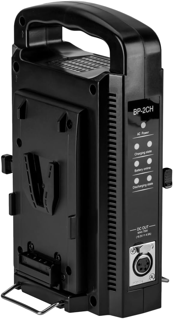 Green Extreme Dual Position Li-Ion Battery Charging/Power Station (V-Mount)