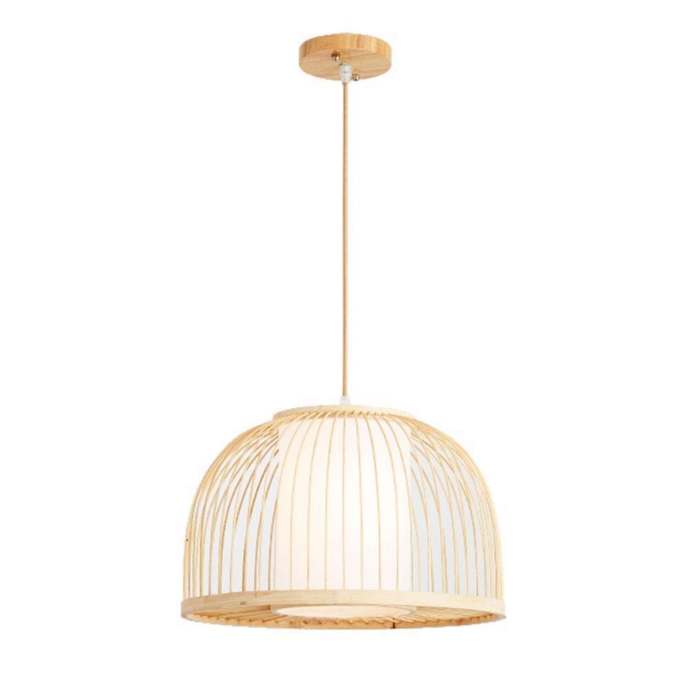 Lustre bambou pour remplacer un éclairage agressif par une lumière douce salon