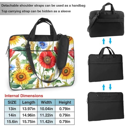 Maletín para portátil impermeable 14 pulgadas ligero miniatura 4