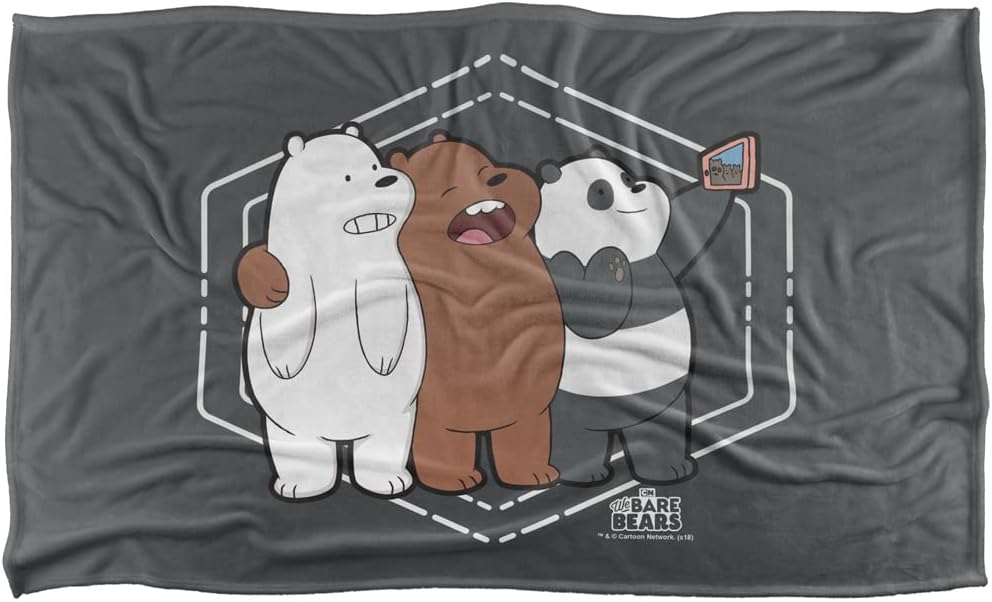 We Bare Bears Selfie Silky Touch Super Soft Throw Blanket 36" x 58"