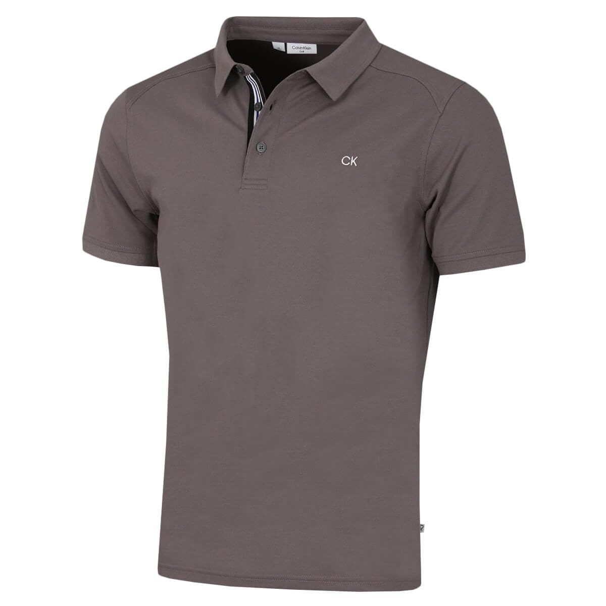 Calvin Klein Mens Campus Sport Golf Polo Shirt - Slate Sport - XXXXL