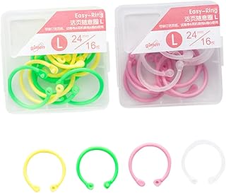 NUOBESTY 32 Pçs Encadernação De Plástico Livro De Escritório Foto De Papel Doméstico Para Notebook Anéis Encadernação Círculos Fichário Chaveiro Álbum De Recortes Portátil Folha Solta