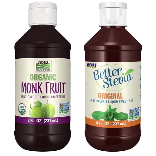 Bundle of NOW Foods, Certified Organic Monk Fruit Liquid +...