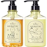 [スヌーピー コラボデザイン]マイブースターズ 【ケラチン】シャンプー&トリートメント [ダメージリペア] myBoostars