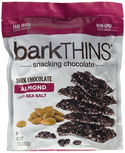 Bark Thins Snacking Dark Chocolate ALMOND with Sea Salt