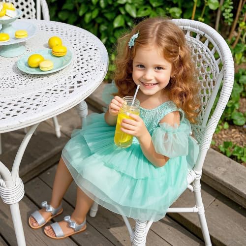 Image of Kiderence Toddler Flower Girl Sandals Open Toe Dress Shoes Wedding Party