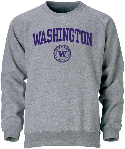 Barnesmith Crewneck Sweatshirt for College, Heritage Logo, Adult Unisex