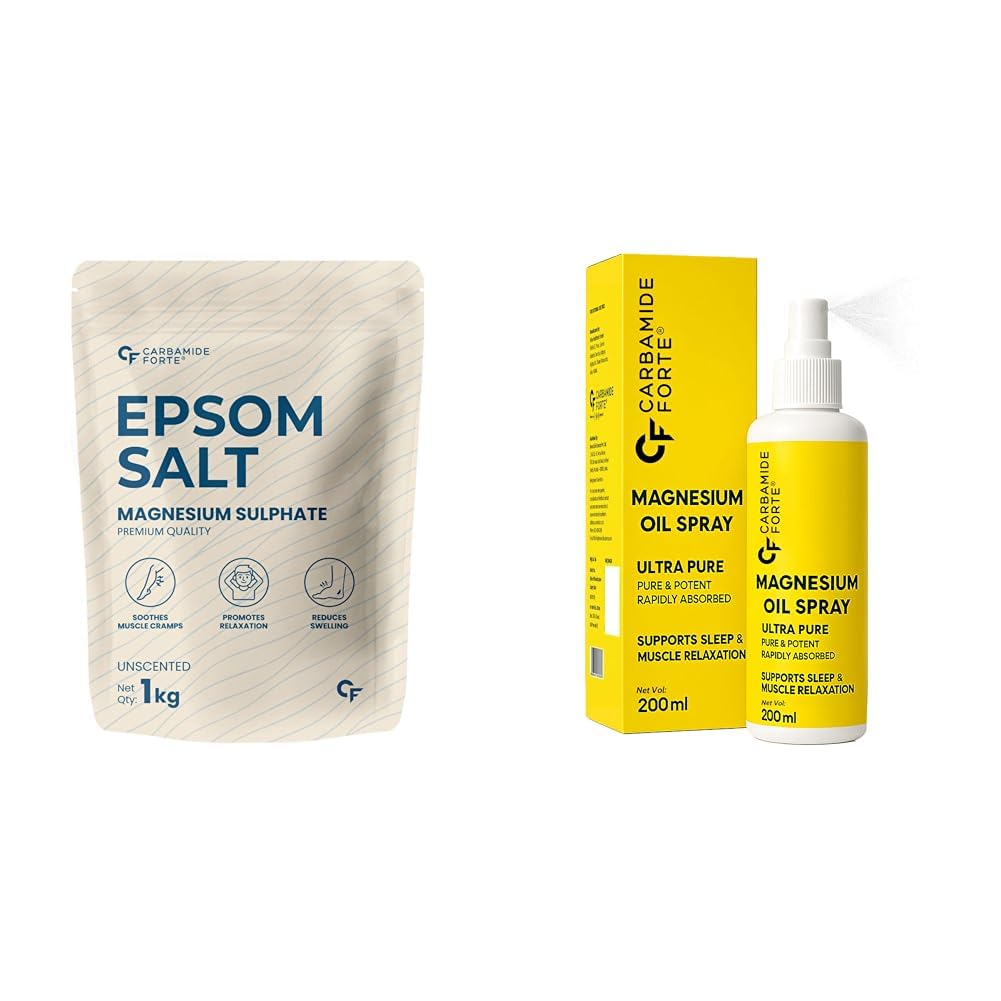 Carbamide Forte Epsom Salt - 1kg & Magnesium Oil Spray 200ml-picture-12